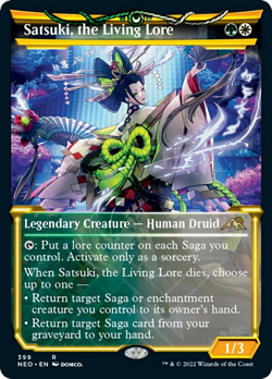 Satsuki, the Living Lore (Showcase) FOIL Kamigawa: Neon Dynasty NM CARD ABUGames - Image 1