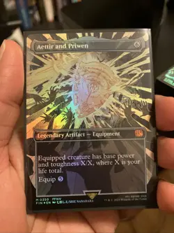 Aettir and Priwen (Borderless) Final Fantasy Foil - Image 1