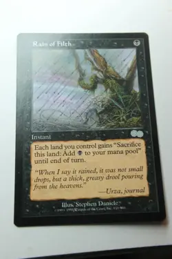 MTG Rain of Filth x1- -Urza's Saga-Lightly Played - Image 1