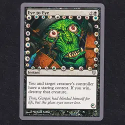 MTG Eye to Eye 54/140 Unhinged Magic The Gathering NM English Near Mint - Image 1