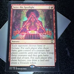 Seize the Spotlight 52 R Commander: Streets of New Capenna Near Mint Condition - Image 1