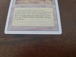 MTG Savannah Revised Edition Regular Dual Land White Green - Image 5