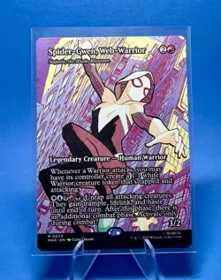 Spider-Gwen, Web Warrior - 0024 - M - Borderless - MTG - NM/M - Image 1