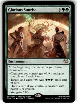 Innistrad: Crimson Vow Glorious Sunrise Expansion/Rare - Image 1