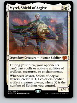 Magic the Gathering Myrel, Shield of Argive The Brothers' War MTG Free Shipping! - Image 1