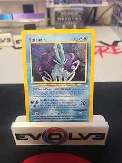 Suicune 14/64 (German) Neo Revelation Holo Rare Pokemon Card - Image 1