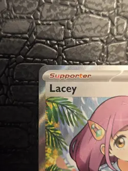 Pokemon Lacey 166/142 Sv07: Stellar Crown Holo Trainer Ultra Rare TCG Nm+ - Image 5