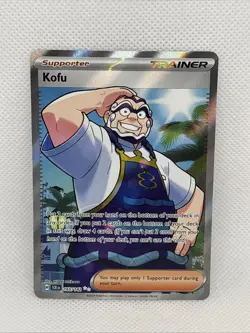 x1 Kofu - 165/142 - Full Art Ultra Rare Pokemon SV07 Stellar Crown M/NM - Image 1