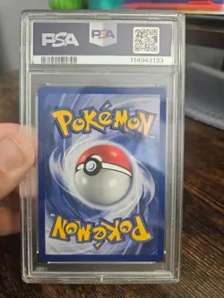 2000 Pokemon Black Star Team Rockets MEOWTH #18 Promo Pokemon League PSA 10 - Image 2