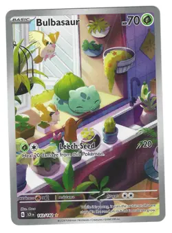 Pokemon TCG: Bulbasaur (Illustration Rare) - 143/142 - S&V Stellar Crown - NM - Image 1