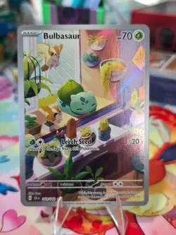 Pokemon TCG: Bulbasaur (Illustration Rare) - 143/142 - S&V Stellar Crown - NM - Image 3