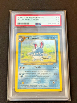 2000 Pokemon Neo Genesis Azumarill Holo #2/111 ~ PSA 5 EX - Image 1