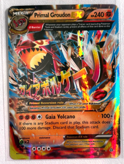 Primal Groudon EX (Omega) 86/160 XY-Primal Clash Holo @ 2014 Pokemon - Image 1