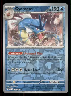 Gyarados SV: Scarlet & Violet 151 #130/165 Rare Reverse Holo Pokemon LP - Image 1