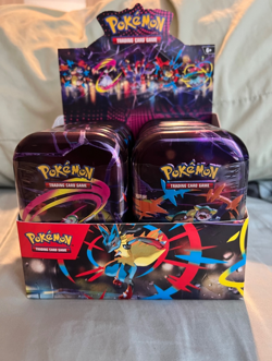 Pokemon TCG Mega Heroes Mini Tin Display Factory Sealed 10 Mini Tins - Image 1