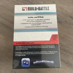 Pokemon Destined Rivals Build And Battle Kit Sealed New - Image 2