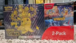Pokemon Scarlet & Violet Surging Sparks Elite Trainer Box 2 Pack - New Unopened - Image 1