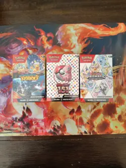 Pokemon TCG: Prismatic Evolutions and 151 and Surging Sparks Booster Bundles - Image 1