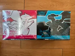 Pokemon Center Black Bolt and White Flare ETB Elite Trainer Box Set of 2 Sealed - Image 1