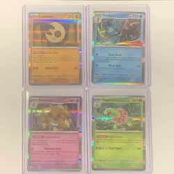 Pokemon Mega Evolution Prerelease STAFF Promo (Set of 4) - Image 1