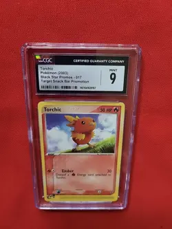 Pokemon: Torchic #017 TARGET Snack Bar Black Star Promo 2003 - CGC 9 Mint - A28 - Image 4