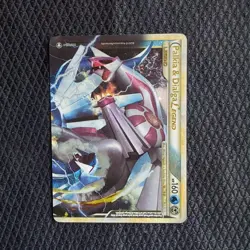 Pokemon Palkia & Dialga Legend PSA 8 (Top) 101/102 Triumphant Holo - Image 1