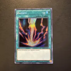 Raigeki - TN19-EN010 - Limited Edition - Secret Rare - Yu-Gi-Oh! - Image 1