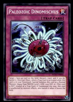 Yu-Gi-Oh! TCG Paleozoic Dinomischus INOV-EN096 1st Edition Near Mint - Image 1