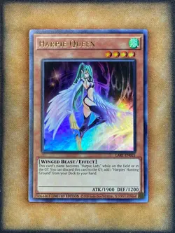 Yugioh Harpie Queen LART-EN021 Ultra Rare Lost Art Promo Limited Edition NM - Image 1