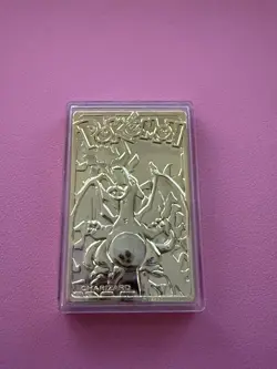 1999 Pokemon Special Edition 23 karat Gold Plated Trading Card / #06 Charizard - Image 1