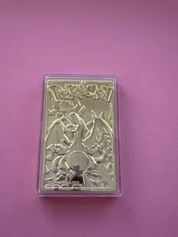 1999 Pokemon Special Edition 23 karat Gold Plated Trading Card / #06 Charizard - Image 2