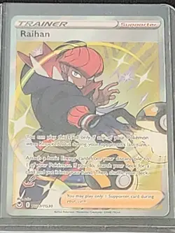 Raihan TG27/TG30 Holo Trainer Gallery Card Silver Tempest Pokemon TCG NM - Image 3