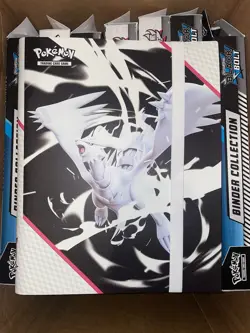 4X Black Bolt & 4X White Flare Pokemon Card Binder *BINDERS ONLY* - Image 1