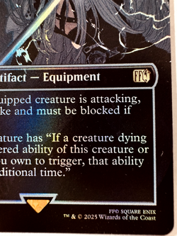 The Masamune (Borderless) FOIL FINAL FANTASY Magic The Gathering Card - Image 5