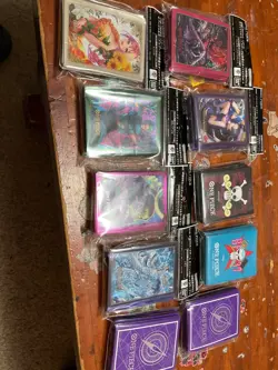 ONE PIECE Card Game Card Sleeves Vol.11 Vol.4 Set of 6, Franky, Gol and 2X Purpl - Image 1