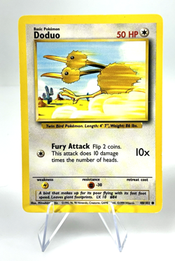 Vintage 1999 Pokemon Doduo 048/102 Base Set Regular Card - Image 1