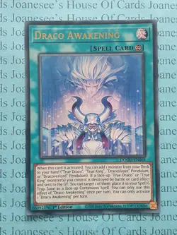 DOOD-EN064 Draco Awakening Ultra Rare Yu-Gi-Oh Card 1st New - Image 1