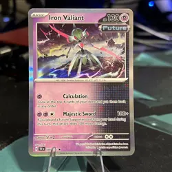Pokemon Card - Iron Valiant - 080/162 - Temporal Forces - Holo Rare - NM/M - Image 1