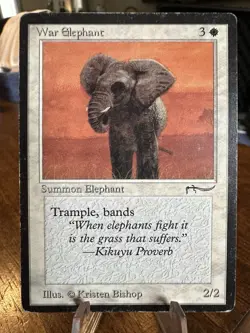 MTG (Magic: The Gathering) Arabian Nights War Elephant (HP) - Image 1