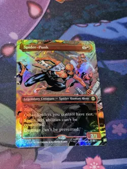 Spider-Punk (Borderless Foil) - 0207 - Marvel's Spider-Man MTG - NM/M! - Image 1