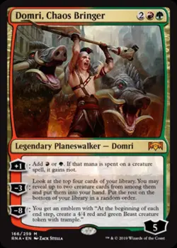 Domri, Chaos Bringer - Near Mint MTG Ravnica Allegiance - Image 1