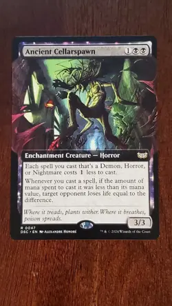 Ancient Cellarspawn DSK Duskmourn Commander [Extended Art] EX/LP #47 MTG Magic - Image 1