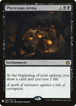 Phyrexian Arena - Light Play MTG Mystery Booster - Image 1