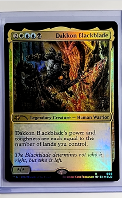2022 MTG Magic The Gathering SLD Secret Lair Drop Foil #698 Dakkon Blackblade - Image 1