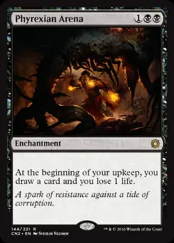 Phyrexian Arena - Light Play MTG Conspiracy: Take the Crown - Image 1