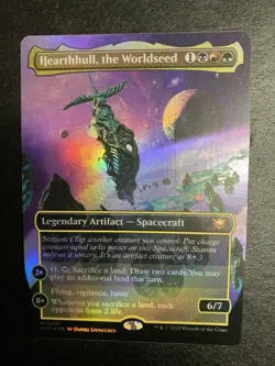 MTG NM FOIL BORDERLESS Hearthhull, the Worldseed - Commander: Edge of Eternities - Image 1
