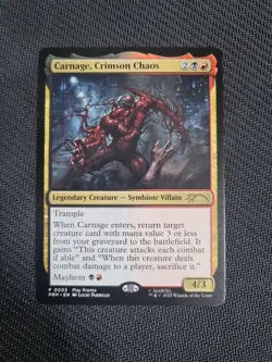 MTG Carnage, Crimson Chaos Marvel Play Promo #3 - Spider-Man - NM - Image 1