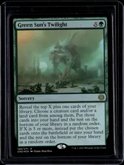 Green Sun's Twilight - 169 - Foil - ONE - NM - MTG Magic the Gathering - Image 1