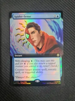 MTG Spider-Man: Spider-Sense Extended Art Foil Buy-a-Box Promo SPM 0284 - Image 1