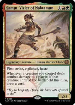 Samut, Vizier of Naktamun - Near Mint MTG March of the Machine: The Aftermath - Image 1